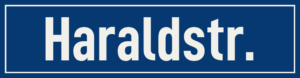 Straßenschild Haraldstraße