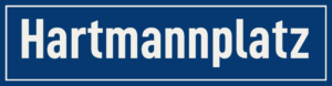 Straßenschild Hartmannplatz