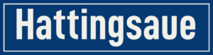 Straßenschild Hattingsaue