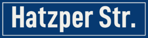Straßenschild Hatzper Straße