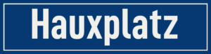 Straßenschild Hauxplatz
