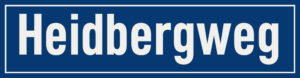 Straßenschild Heidbergweg