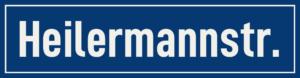 Straßenschild Heilermannstraße