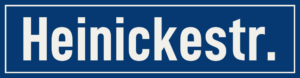 Straßenschild Heinickestraße
