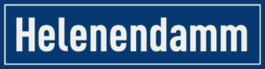 Straßenschild Helenendamm