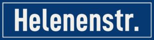 Straßenschild Helenenstraße