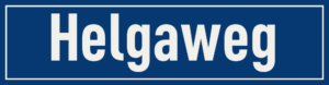 Straßenschild Helgaweg