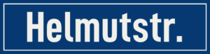 Straßenschild Helmutstraße