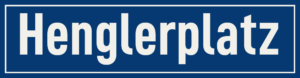 Straßenschild Henglerplatz