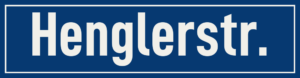 Straßenschild Henglerstraße