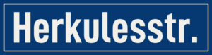 Straßenschild Herkulesstraße