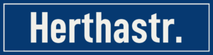 Straßenschild Herthastraße