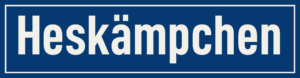 Straßenschild Heskämpchen