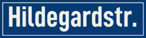 Straßenschild Hildegardstraße