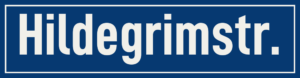 Straßenschild Hildegrimstraße