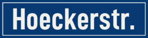 Straßenschild Hoeckerstraße