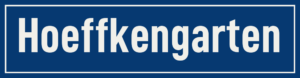 Straßenschild Hoeffkengarten