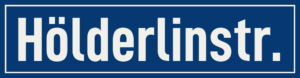 Straßenschild Hölderlinstraße