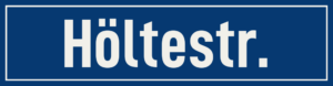 Straßenschild Höltestraße