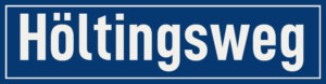 Straßenschild Höltingsweg
