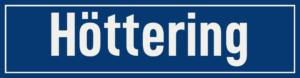 Straßenschild Höttering