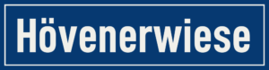 Straßenschild Hövenerwiese