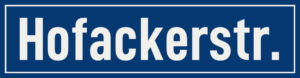 Straßenschild Hofackerstraße