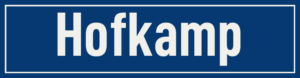 Straßenschild Hofkamp