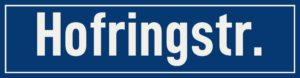 Straßenschild Hofringstraße