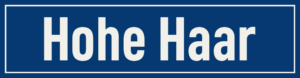 Straßenschild Hohe Haar