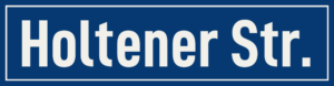 Straßenschild Holtener Straße