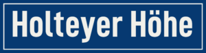 Straßenschild Holteyer Höhe