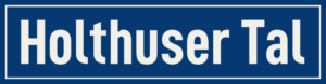 Straßenschild Holthuser Tal