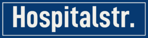 Straßenschild Hospitalstraße