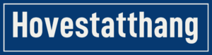 Straßenschild Hovestatthang
