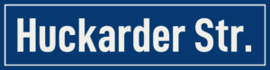 Straßenschild Huckarder Straße