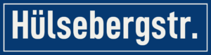 Straßenschild Hülsebergstraße