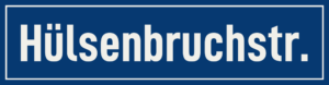 Straßenschild Hülsenbruchstraße