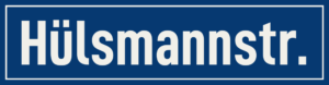 Straßenschild Hülsmannstraße