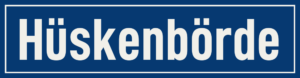 Straßenschild Hüskenbörde