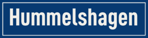 Straßenschild Hummelshagen