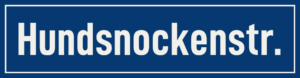 Straßenschild Hundsnockenstraße