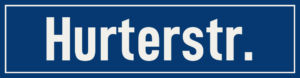 Straßenschild Hurterstraße