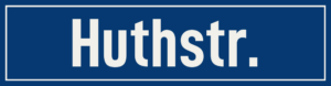 Straßenschild Huthstraße