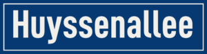 Straßenschild Huyssenallee