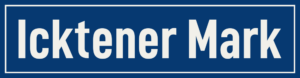 Straßenschild Icktener Mark