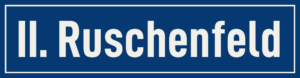 Straßenschild II. Ruschenfeld