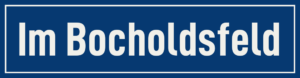 Straßenschild Im Bocholdsfeld