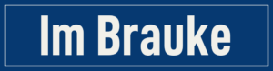 Straßenschild Im Brauke