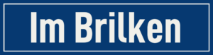 Straßenschild Im Brilken